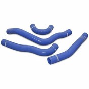 Resim Mishimoto 08+ Mitsubishi Lancer Evo 10 Mavi Silikon Radyatör Hortumu MMHOSE-EVO-10BL 