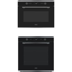 Resim Franke Fmy 45 Mw Xs Mikrodalga Fırın Fmy 98 P Xs Fırın Mythos Black+Inox 2li Ankastre Set​ 