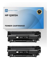 Resim Hp Laserjet 1010 1012 1015 1018 1020 1020+ /q2612a 2 Li Set 