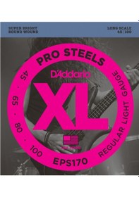 Resim DADDARIO 4 TELLI BAS GITAR TAKIM TEL (EPS170) 