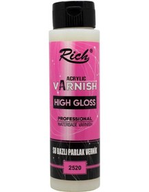 Resim Rich Hıgh Gloss Su Bazlı Parlak Vernik 001 500 Cc 
