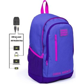 Resim Coral High Sport Lavanta Mor Okul ve Günlük Sırt Çantası 