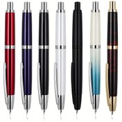 Resim 1 adet JinHao 10-Press Geri Çekilebilir Kalem EF Nib ile - Metalik Gövde, Tıklama Mekanizması, 10 Renk Seçeneği (Kırmızı, Mavi, Siyah, Beyaz, Altın, vb.) - Dayanıklı Ofis ve Okul Yazma Kalem Profesyoneller, Öğrenciler, Gazeteciler, Öğrenci Kırtasiye, Şık Tasarım, Metalik Kaplama 
