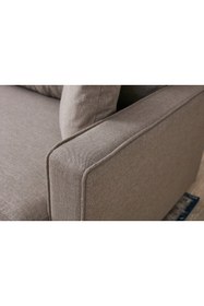 Resim Vivense EVA SERİSİ YATAKLI ÜÇLÜ KOLTUK, KREM 