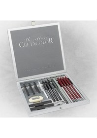 Resim Cretacolor Silver Box Drawing Set Premium Eskiz Çizim Seti 17'li Diğer 