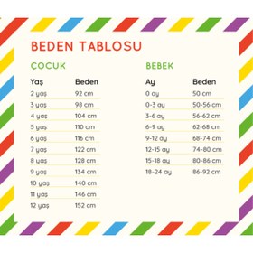Resim Bubito Unisex Bebek Alt Üst Pijama Takım 