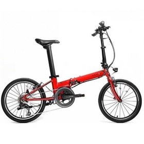 Resim Dahon Unıo E20 Elektrikli Katlanır Bisiklet Kırmızı Kırmızı 