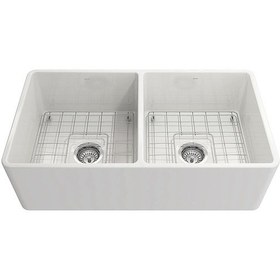 Resim Bocchi Lavello Mutfak Eviyesi 84 CM Parlak Beyaz 1139-001-0120-03 