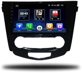Resim MarTechno Manuel Klima Android Multimedya 4GB RAM 64GB Hafıza Nissan Qashqai 2014-2021 ile uyumlu 