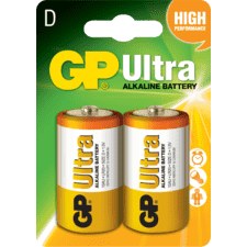 Resim GP GP13AU-U2 D LR20 Ultra Alkalin 2'li D Pil 