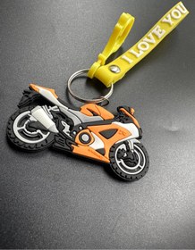 Resim KARAASLAN anahtarlık:Sevgili.Hediyelik.SARI RENK MOTORSİKLET:KARAASLAN:MUTKİN 