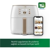 Resim Philips Airfryer Xxl 7.3 L 1.4 kg Akıllı Sıcak Hava Fritözü Beyaz 