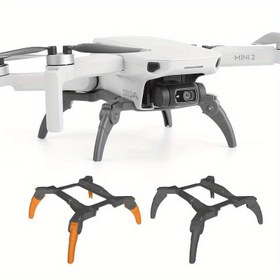 Resim DJI Mavic MINI 2 SE İniş Takımı ve Yükseltilmiş Dişliler Desteği Bacak Koruyucu DJI Mini 2/SE/Mavic Mini Drone Aksesuarları için 