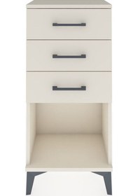 Resim Arges Komodin 3 Çekmeceli 44x30x96 Aytaşı-aytaşı Aytaşı 