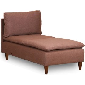 Resim Pafu Lungo Dinlenme Modül - Açık Kahve Keten 