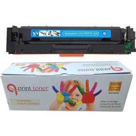 Resim Qprint Hp W2031x Cf415x UyumluToner Mavi Yüksek Kapasite Çiple Toner 6000 Sayfa 