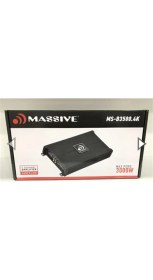 Resim SuperMassive Games Massıve MS-B3500.4K 3000WAT 4 Kanal Amfi Pro Seri 