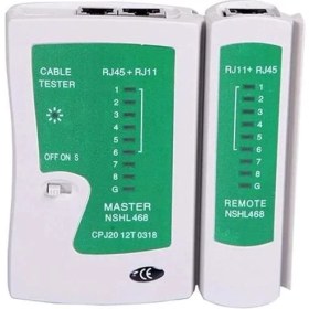 Resim AyrStore Network Tester RJ11 RJ45 Cat Internet Kontrol Test Cihazı LED Işıklı 4523 