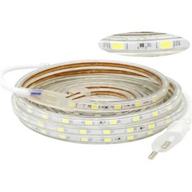 Resim Hortum Esnek 220v Şerit Led Yeşil 30 Metre 30 Metre 
