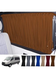 Resim Pandami Mercedes Sprinter W906 Uzun 2006-2018 Uyumlu Taba Raylı Oto Perde Takımı 