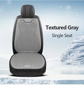 Resim Honeybeeshop Gri 1 Adet Araba Koltuğu Yastığı Tüm Mevsimler Konforlu Nefes Ofis Koltuğu Matı 3d Basit Soğutma Pedı 