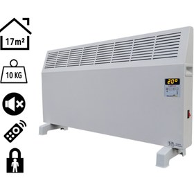 Resim Heatbox HBK1500D Konvektör 1500W Dijital Elektrikli Isıtıcı 