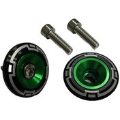 Resim 6 Mm Desenli Yeşil Sehpa Yüzüğü Siyah 