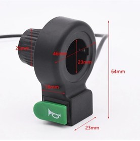 Resim A Tarzı-7/8 Gidon Motosiklet Anahtarları Korna Dönüş Sinyali Far Üçü Bir Arada Kombinasyon Anahtarı Düğmesi Modifikasyon Aksesuarları 