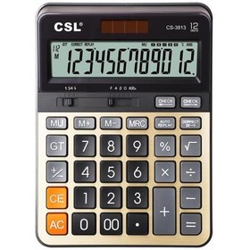 Resim CSL CS-3813 12 Hane Masa Tipi Hesap Makinesi 