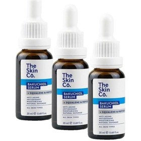 Resim The Skin Co. Bakuchiol Yaşlanma Karşıtı Bitkisel Retinol Serum 20 Ml 3 Paketi 