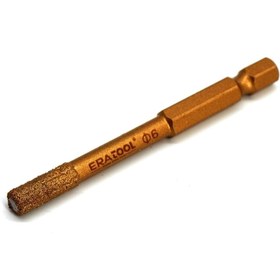 Resim Eratool 6 Mm Mermer Granit Fayans Delik Delme Panç Hex Bits Saplı 