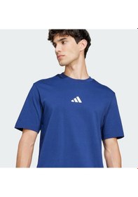 Resim Adidas Essentials Small Logo Erkek Tişört C-adıjf1093e50a00 Lacivert 