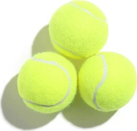 Resim 3 Adet Sarı Tenis Topu Antrenman Tenis Topu Tpwl-003 