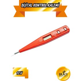 Resim BRATİ HAND TOOLS Dijital Ekranlı Kontrol Kalemi 12 V 