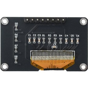 Resim 0.96 İnç 128x64 I2c Oled Ekran Modülü - 4 Butonlu Ssd1315 Beyaz Grafik Lcd Ekran Arduino Uyumlu 