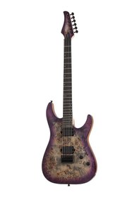 Resim Schecter C-6 Pro Elektro Gitar (Aurora Burst) 