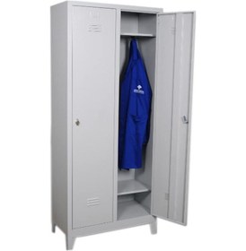 Resim Jessan Ofis Standart 2'Li Soyunma Dolabı Gri 