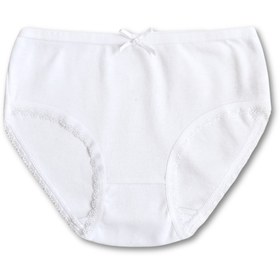 Resim Panfilia %95 Pamuklu Kız Çocuk Likralı Penye Külot 6'lı Set / Slip / İç Çamaşır 