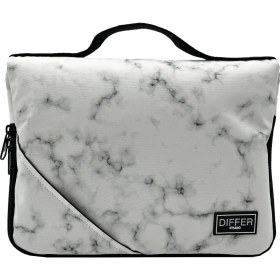 Resim Differ Studio 10'' & 11'' Inç Beyaz Mermer Desenli Ipad/tablet Çantası/kılıfı 