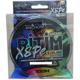 Resim Anchor Ritim X8 Pe Multicolor 300 Mt 0,18mm İp Misina - Standart 