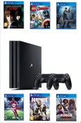 Resim Sony Playstation 4 Pro 1 Tb (Yenilenmiş) + 2. Ps4 Kol + 15 Dijital Oyun Hediyeli 