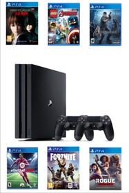 Resim Sony Playstation 4 Pro 1 Tb (Yenilenmiş) + 2. Ps4 Kol + 15 Dijital Oyun Hediyeli 