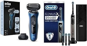 Resim Braun/Oral b Erkek bakım seti/Seri 6 B1200s ıslak kuru kablosuz/Genius x luxe edition 20000 serisi 
