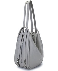 Resim Bruno Rossi Bag Kadın Hakiki Deri Buz Beyazı Sırt & Omuz Çantası 1048 Mlx14g Bn Cnt Sk25-26 Ghıaccıo Gri 