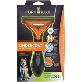 Resim Furminator Short Hair Kısa Tüylü Köpek Tarağı M Boy 