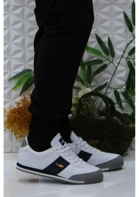 Resim Lescon Flınt 3 Beyaz Lacivert Rahat Spor Ayakkabı Sneaker Ayakkabı Beyaz - Lacivert 