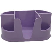 Resim Ops Masa Seti Kalemlik-Organizer Pastel Mor KLM 209 
