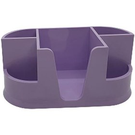 Resim Ops Masa Seti Kalemlik-Organizer Pastel Mor KLM 209 