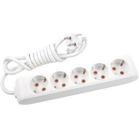 Resim Viko Multi-let Beşli Priz Topraklı Kablolu-5 Mt Klemensli 
