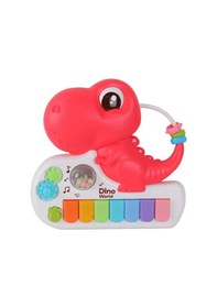 Resim 8891-1b Renkli Dinazor Çıngırak Piyano 